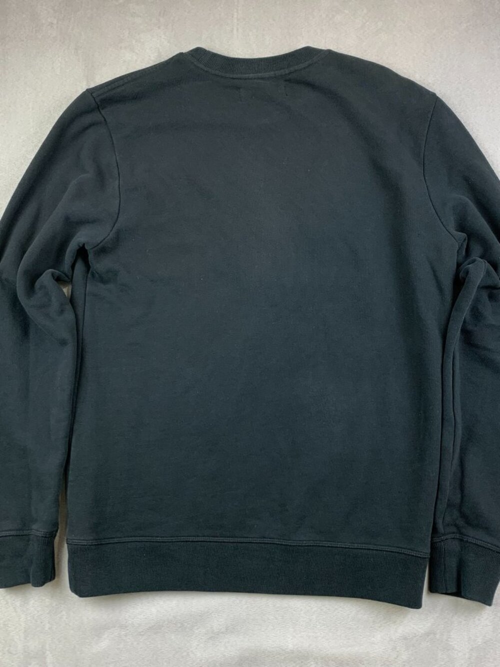 AllSaints Mens Sweater XS Black Raven Crewneck Pullover Sweatshirt Long Sleeve - Picture 8 of 8